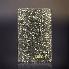 1/8" Glitter Cast Acrylic Sheets GDFG-07