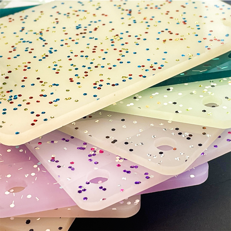 1/8" Glitter Cast Acrylic Sheets GDZS-21