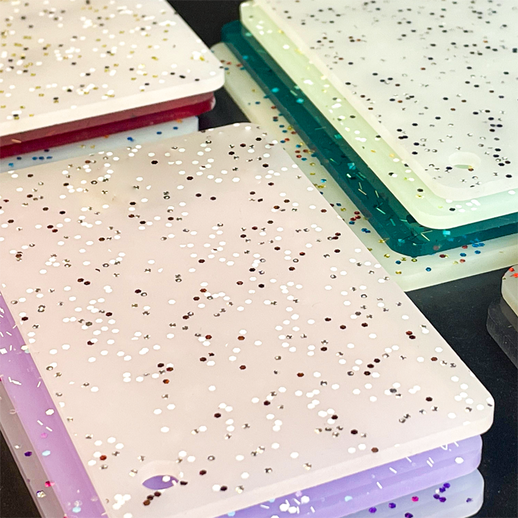 1/8" Glitter Cast Acrylic Sheets GDZS-15