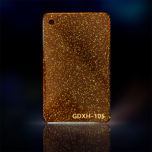 1/8" Glitter Cast Acrylic Sheets GDXH-105