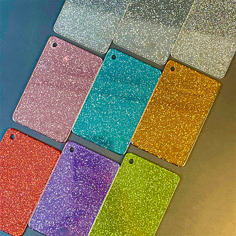 1/8" Glitter Cast Acrylic Sheets GDXH-106