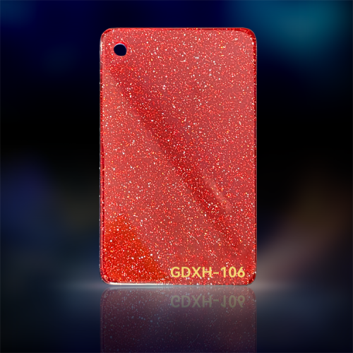 1/8" Glitter Cast Acrylic Sheets GDXH-106