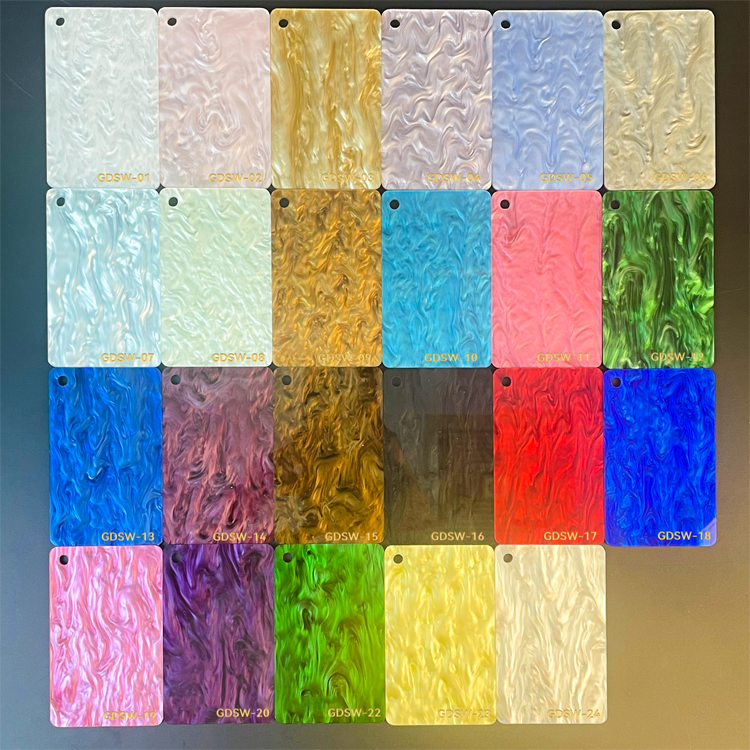 1/8" Glitter Cast Acrylic Sheets GDSW-05