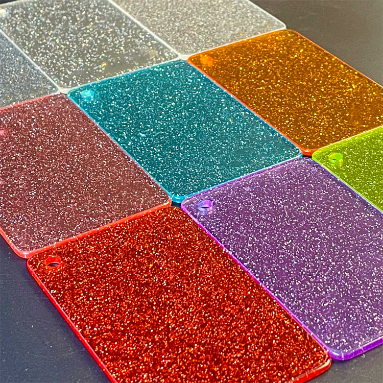 1/8" Glitter Cast Acrylic Sheets GDXH-104