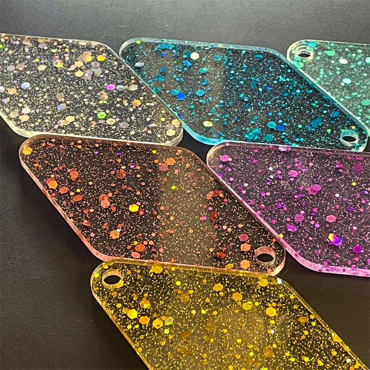 1/8" Glitter Cast Acrylic Sheets GDSS-02