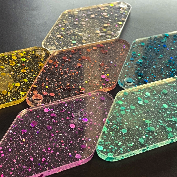 1/8" Glitter Cast Acrylic Sheets GDSS-04
