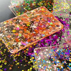 1/8" Glitter Cast Acrylic Sheets GD147