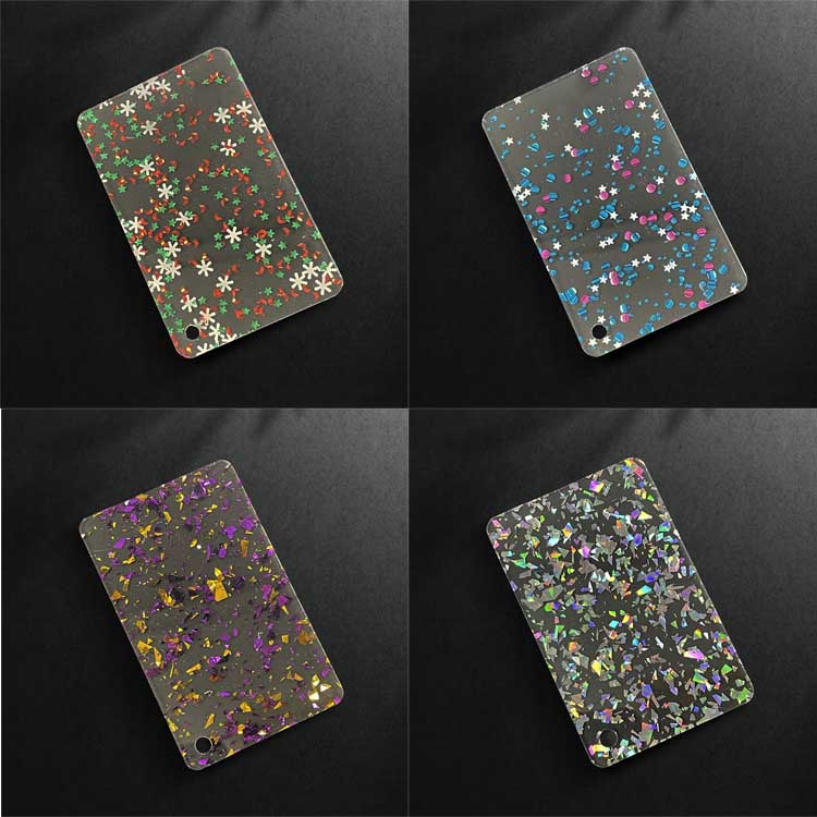 1/8" Glitter Cast Acrylic Sheets GDS022