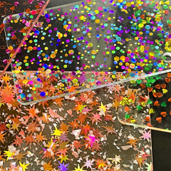 1/8" Glitter Cast Acrylic Sheets GDH121