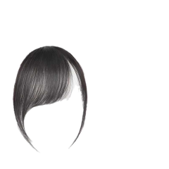 女性用サイドバングヘアピース｜自然な額デザイン｜ミレニアム風のクラシックサイドバング｜シームレス薄型フェイクバング