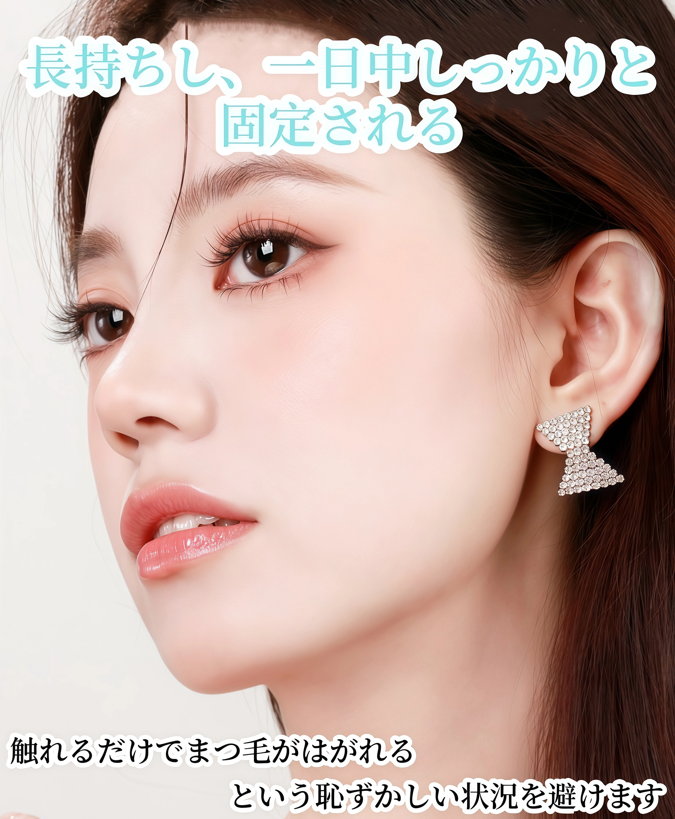 速乾性ロックまつげ接着剤（透明、長持ち、整形効果、しっかり固定、移植用）