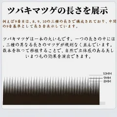 コミックスタイル椿まつげ移植｜和風開花デザイン｜新しい単一根複数取る根まつげ｜緩まないベルベット特別仕様