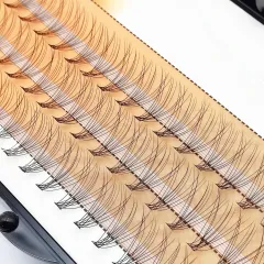 0.07C10P グラフト10毛まつげインプラント｜ホットメルト自然な自己グラフティングつけまつげ｜自然で持続力のある目元