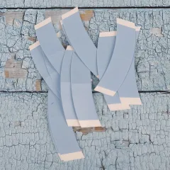 青い両面接着ウィッグヘア交換フィルム｜織りヘア交換ウィッグ｜両面接着フィルムレースヘアブロックフィルム