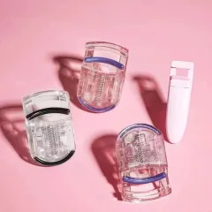 フラッシュパウダーまつげカーラー（カール長持ち＆シェーピング効果、ひまわり型、ポータブル）