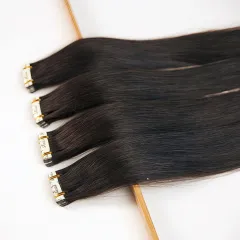 シールエクステ｜人毛100％ヘアエクステ｜テープエクステ｜自然な仕上がり｜簡単装着