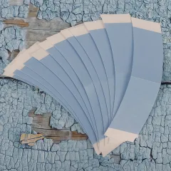 青い両面接着ウィッグヘア交換フィルム｜織りヘア交換ウィッグ｜両面接着フィルムレースヘアブロックフィルム