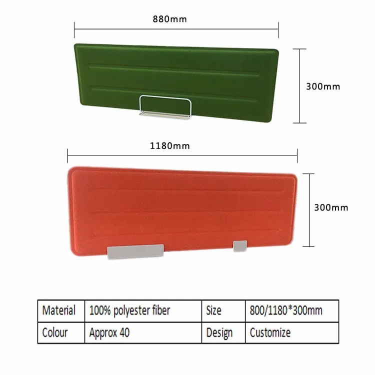 Polyester Acoustic Desk Divider