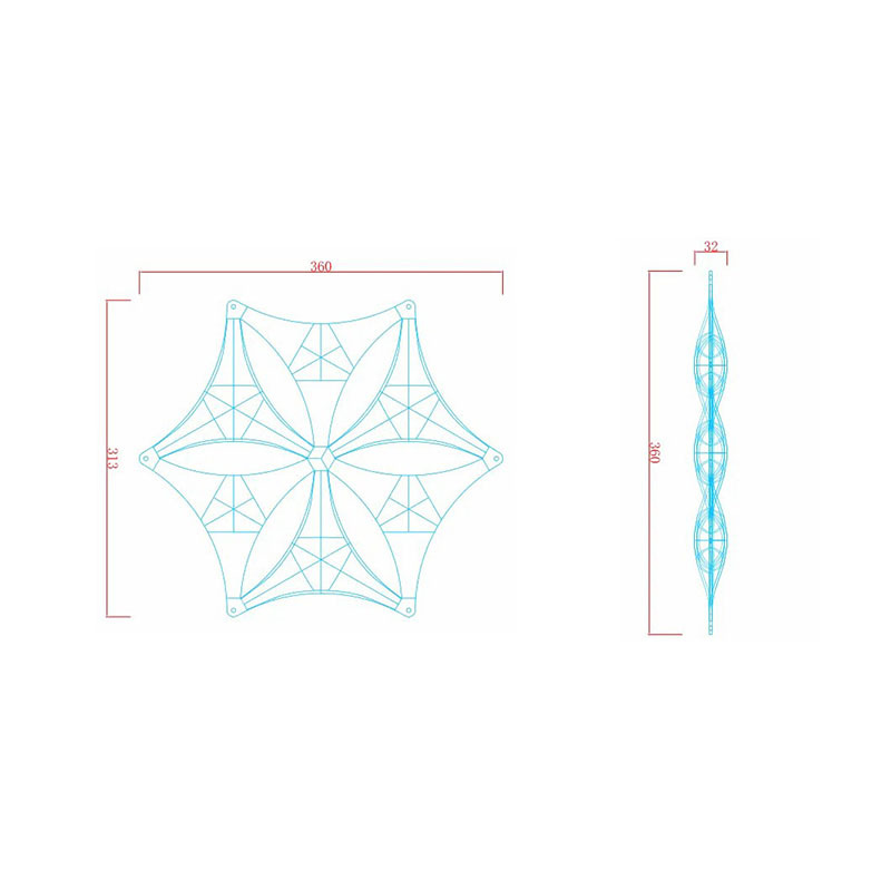 Polyester Acoustic Panel (snowflake)