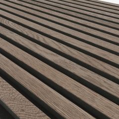 Rustic Grey Oak Slat Panel