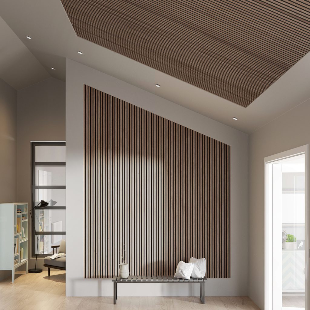 Walnut Slat Panel
