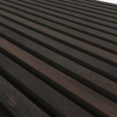 Rustic Smoked Oak Slat Panel