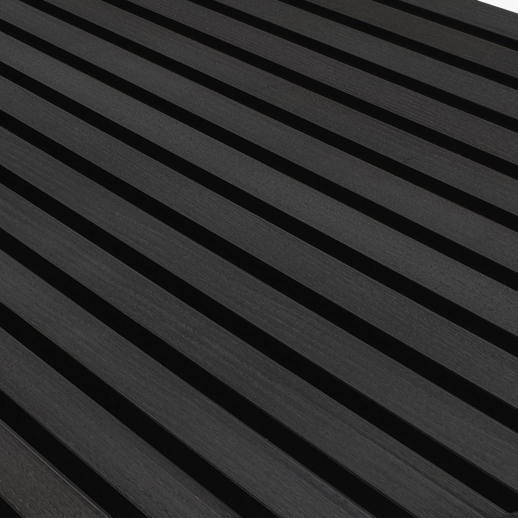 Black Ash Slat Panel