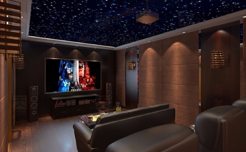Celestial Harmony: A Home Theater Experience of Elegance and Acoustic Brilliance