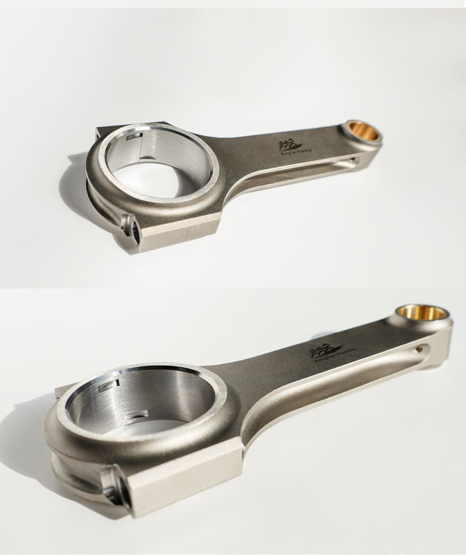 KingTec Racing Manufacturer turbo H beam steel forged 4340 connecting rods for Saab 9-3 2.0L B207R engine