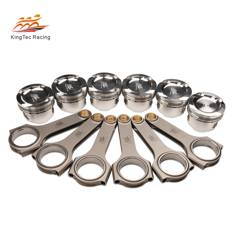 Forged N54 pistons and rods for BMW E92 335i N54B30 engine