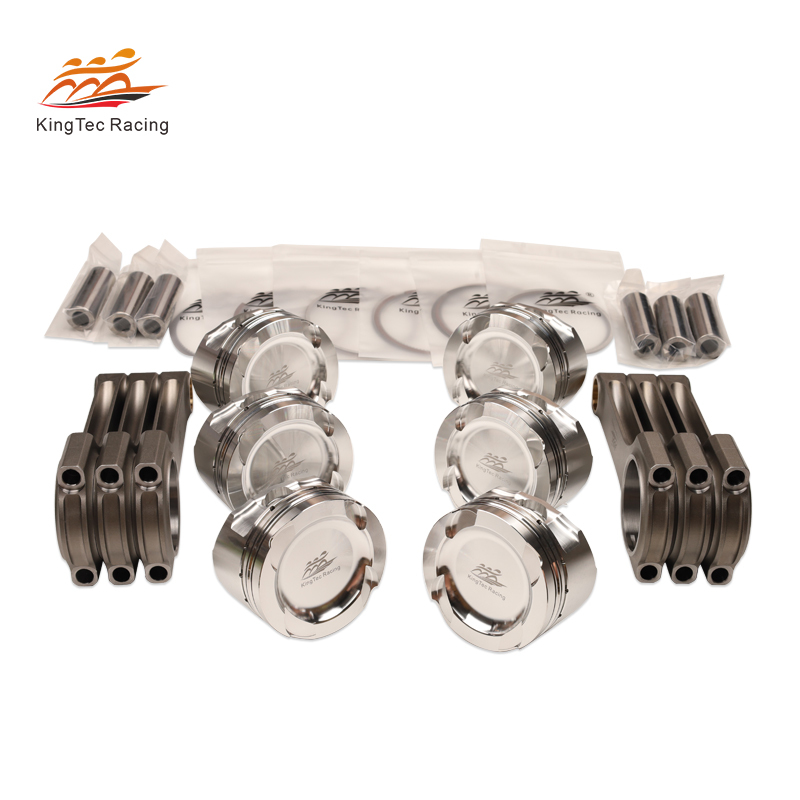 KingTec Racing custom forged pistons and rods 4032 4340 rebuild kit internals engine tuning performance turbo