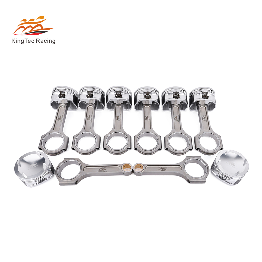 Custom forged pistons I beam rods for Audi S6 S7 CEUC engine