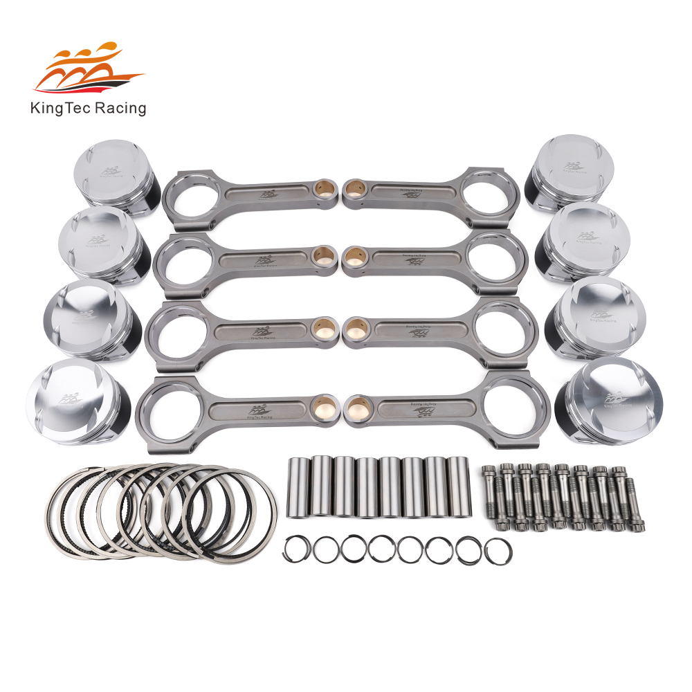 Custom forged pistons I beam rods for Audi S6 S7 CEUC engine