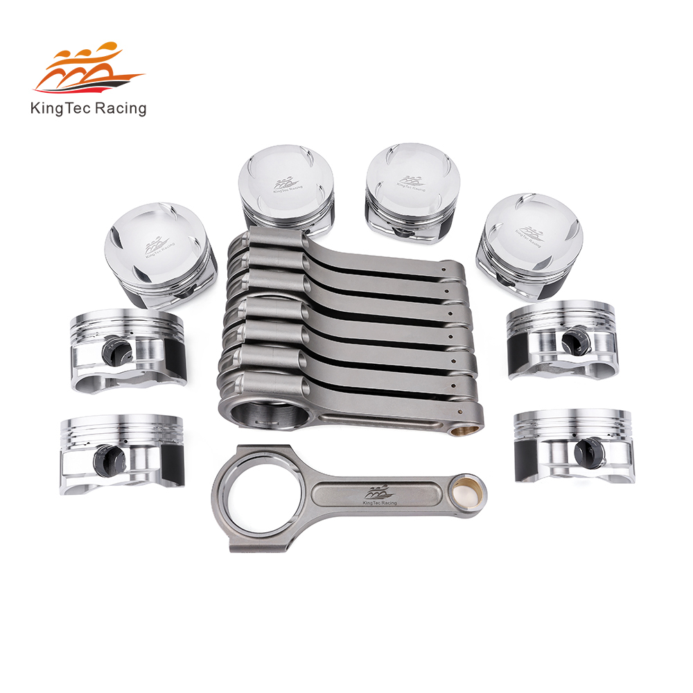 Custom forged pistons I beam rods for Audi S6 S7 CEUC engine