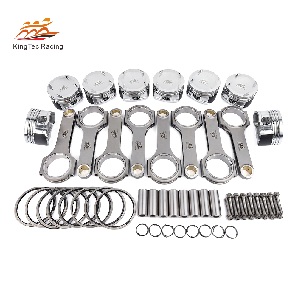 KingTec Racing ลูกสูบฟอร์จและก้านสูบสำหรับ Audi RS6 RS7 4.0T