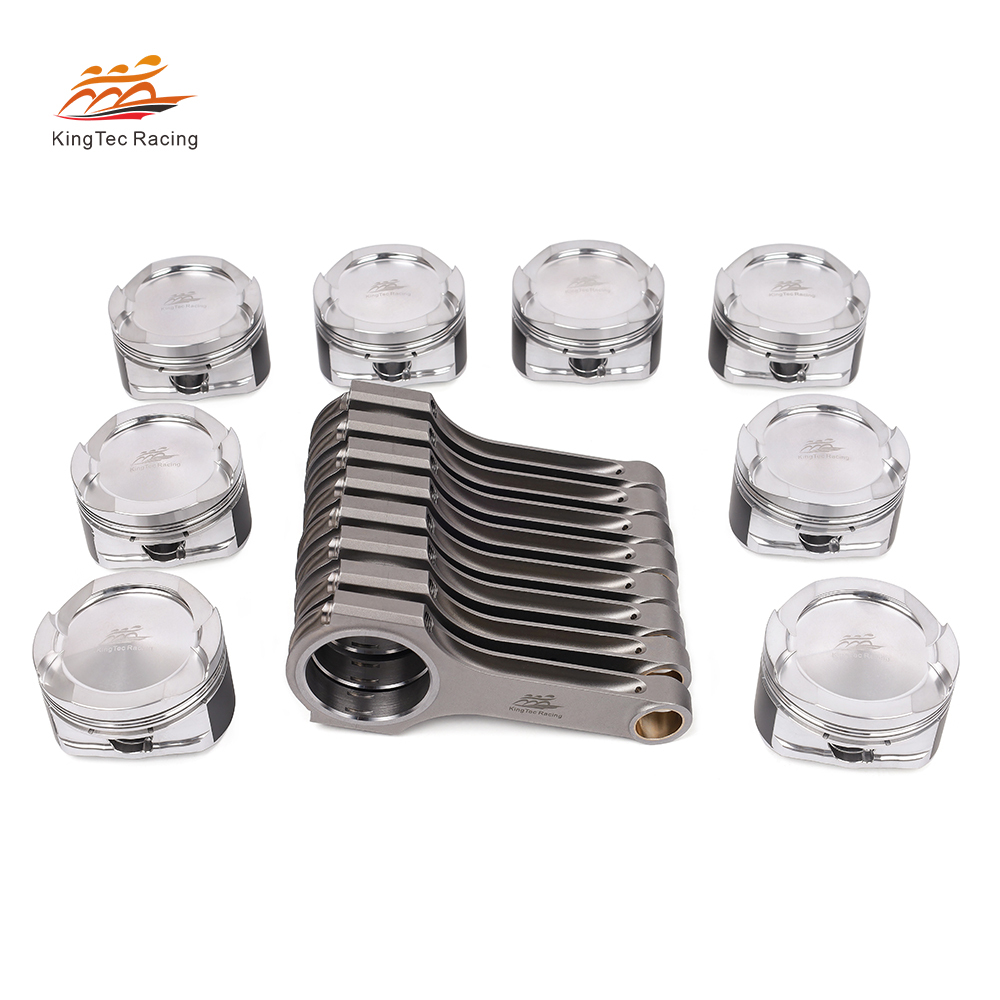 S63 B44 Forged Pistons H Beam Rods BMW M5 F10 4.4 V8 Motor