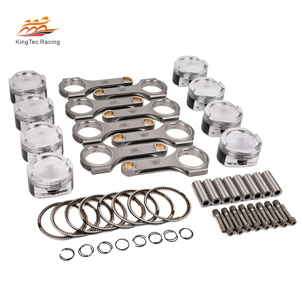 S63 B44 Forged Pistons H Beam Rods BMW M5 F10 4.4 V8 Motor