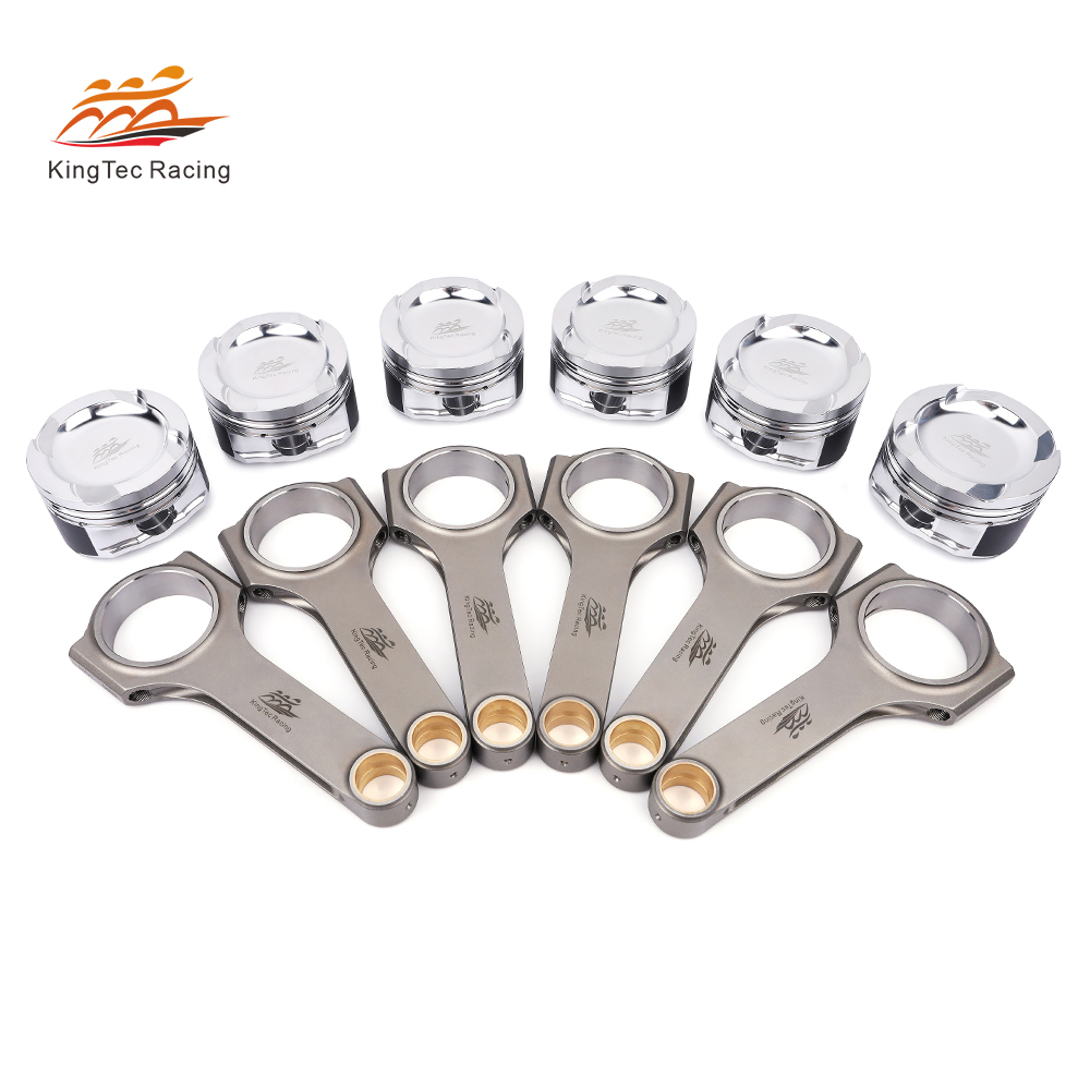 BMW N54 Forged Internals 84mm Pistons H Beam Connecting Rod