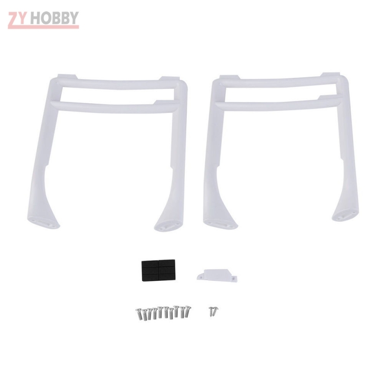 1 Pair White High Extended Tall Landing Gear Landing Skid For Phantom 3 With Screw