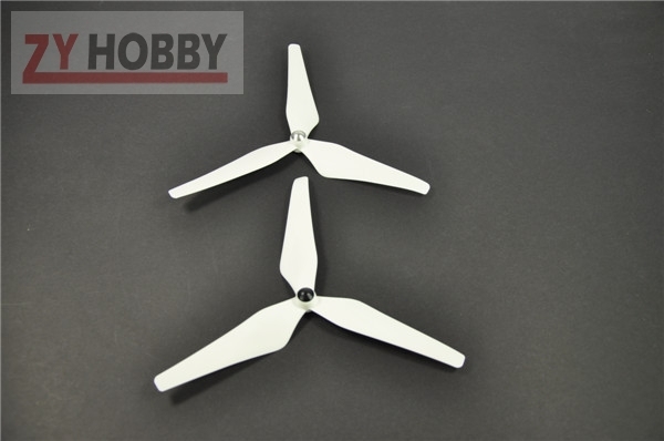 1 Pair of White 9450 Prop 3 BLADES Propeller For Phantom 1&amp;2 Vision 9.4x5.0 CW CCW