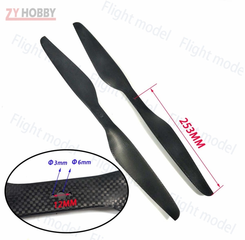 20x6inch  CW+CCW Carbon Fiber Propeller for Drone
