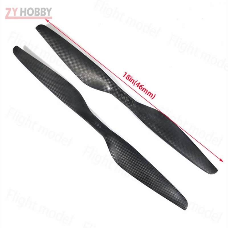 1 pair 18*6.1 CW+CCW High quality Carbon Fiber Propeller For Quadcopter