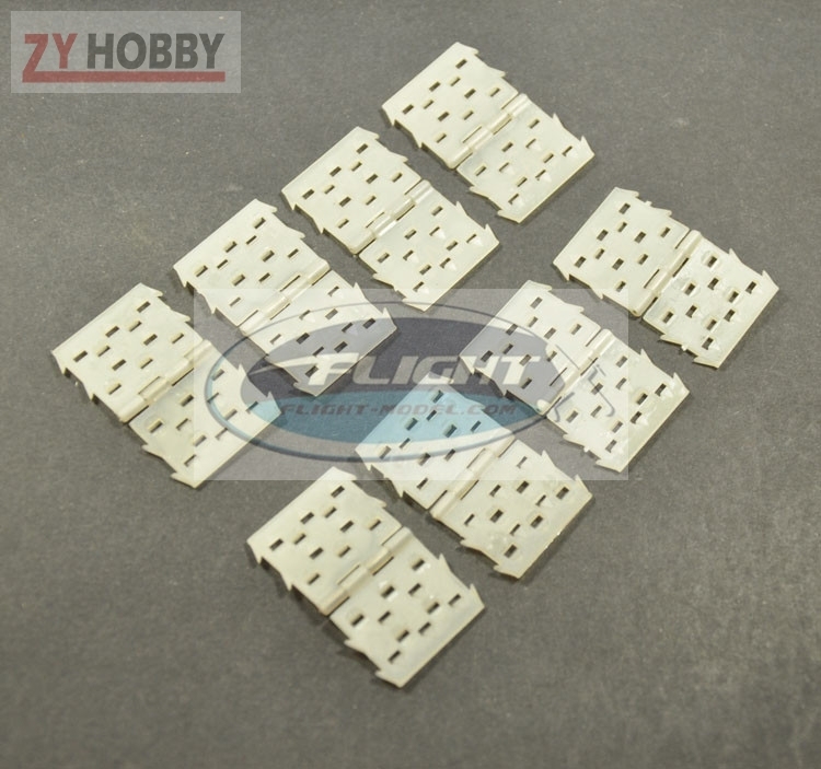 10pcs 23x40mm Nylon Pinned Hinges DIY Parts