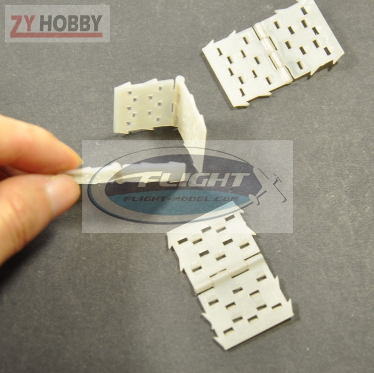 10pcs 23x40mm Nylon Pinned Hinges DIY Parts