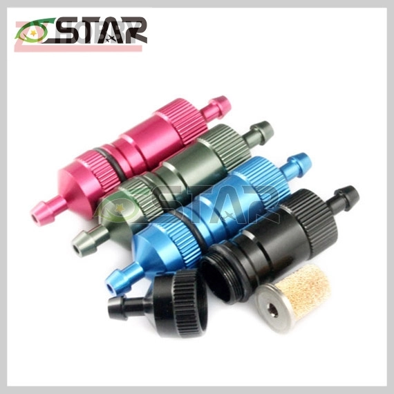 6 Star D4.5*D3*L51mm High Precision Big Fuel Filter 3mm RC Fuel Tank Accessories For Gasoline Aircraft Airplane Car