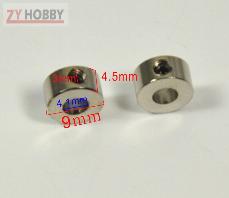 Steel Wheel Collar Adapters For Radio Control RC Airplane Dia 4.1 x H9 MM