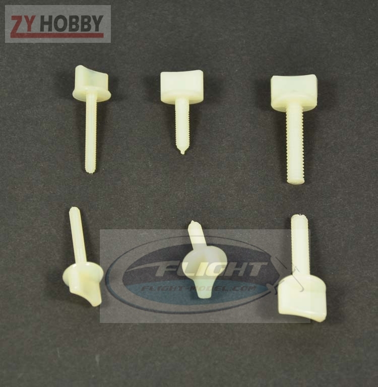 10pcs M4 M6  Nylon Plastic Bolt Hand Thumb Screw