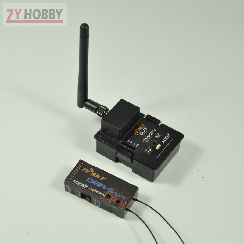 FrSky DJT 2.4Ghz Two Way Combo Pack for JR w/ Module D8R-II Plus