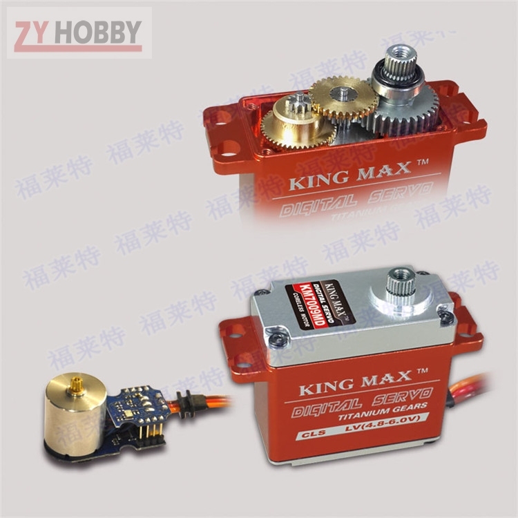 kingmax Servo KM7009MD 72g 9kg.cm Torque High Performance Standard Digital Servo For 600-700 Class Helicopter Swashplate