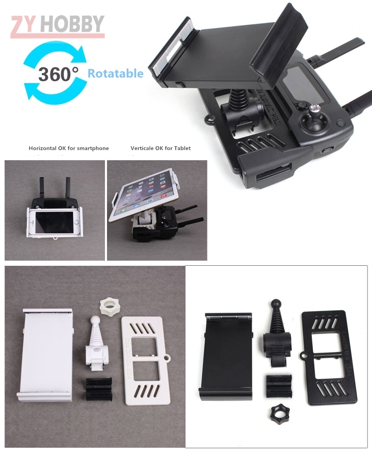 4-12in Smarthone Tablet Holder Remote Controller Extended Holder Bracket For MAVIC PRO